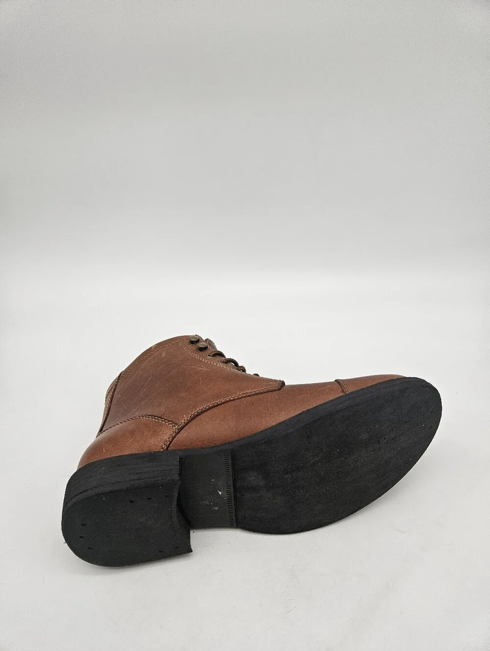Eastland High Fidelity Boots Mens Brown Leather Ankle Combat Lace Up Size 10D